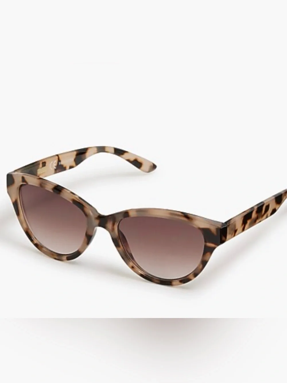 J.CREW BLONDE TORTOISE CAT EYE SUNGLASSES NWT